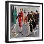 "Perfect Fit", January 10, 1959-George Hughes-Framed Premium Giclee Print