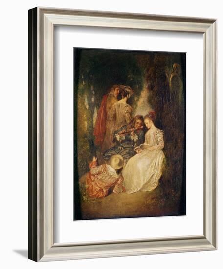 Perfect Harmony-Jean Antoine Watteau-Framed Giclee Print