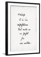 Perfect Imperfections-The Vintage Collection-Framed Giclee Print