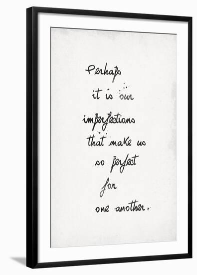 Perfect Imperfections-The Vintage Collection-Framed Giclee Print