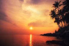 Amazing Colors of Tropical Sunset. Phuket Island, Thailand Travel Landscapes and Destinations-Perfect Lazybones-Photographic Print