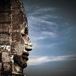 Ancient Khmer Architecture. Huge Carved Buddha Faces of Bayon Temple at Angkor Wat Complex, Siem Re-Perfect Lazybones-Photographic Print