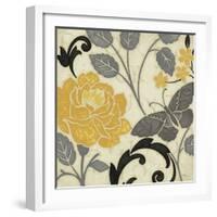 Perfect Petals I Yellow-Pela Design-Framed Art Print