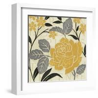 Perfect Petals II Yellow-Pela Design-Framed Art Print