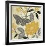 Perfect Petals IV Yellow-Pela Design-Framed Art Print