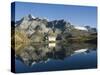 Perfect Reflection in Lake at Schwarzee Paradise, Zermatt Alpine Resort, Switzerland-Christian Kober-Stretched Canvas