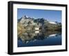 Perfect Reflection in Lake at Schwarzee Paradise, Zermatt Alpine Resort, Switzerland-Christian Kober-Framed Photographic Print