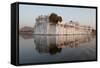 Perfect Reflection of Lake Palace Hotel, India-Martin Child-Framed Stretched Canvas