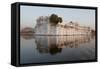 Perfect Reflection of Lake Palace Hotel, India-Martin Child-Framed Stretched Canvas