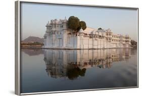 Perfect Reflection of Lake Palace Hotel, India-Martin Child-Framed Photographic Print