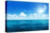 Perfect Sky and Water of Ocean-Iakov Kalinin-Stretched Canvas