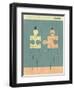 Perfect Strangers-Jazzberry Blue-Framed Art Print