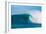 Perfect Wave-Beautiful blue wave breaking over a coral reef, Hawaii-Mark A Johnson-Framed Photographic Print