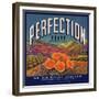 Perfection Brand - Colton, California - Citrus Crate Label-Lantern Press-Framed Premium Giclee Print