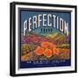 Perfection Brand - Colton, California - Citrus Crate Label-Lantern Press-Framed Premium Giclee Print