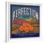 Perfection Brand - Colton, California - Citrus Crate Label-Lantern Press-Framed Premium Giclee Print