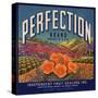 Perfection Brand - Colton, California - Citrus Crate Label-Lantern Press-Stretched Canvas
