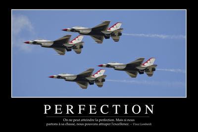 Perfection Citation Et Affiche D Inspiration Et Motivation Photographic Print Allposters Com