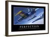 Perfection: Citation Et Affiche D'Inspiration Et Motivation-null-Framed Photographic Print