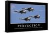 Perfection: Inspirational Quote and Motivational Poster-null-Framed Stretched Canvas
