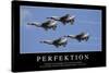 Perfektion: Motivationsposter Mit Inspirierendem Zitat-null-Stretched Canvas