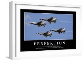 Perfektion: Motivationsposter Mit Inspirierendem Zitat-null-Framed Photographic Print