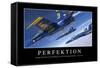 Perfektion: Motivationsposter Mit Inspirierendem Zitat-null-Framed Stretched Canvas