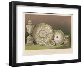 Perforated Parian Ware by Messrs G Granger and Co, Worcester-null-Framed Giclee Print