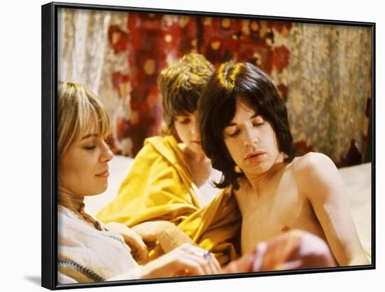 Performance, Anita Pallenberg, Michele Breton, Mick Jagger, 1970-null-Framed Photo