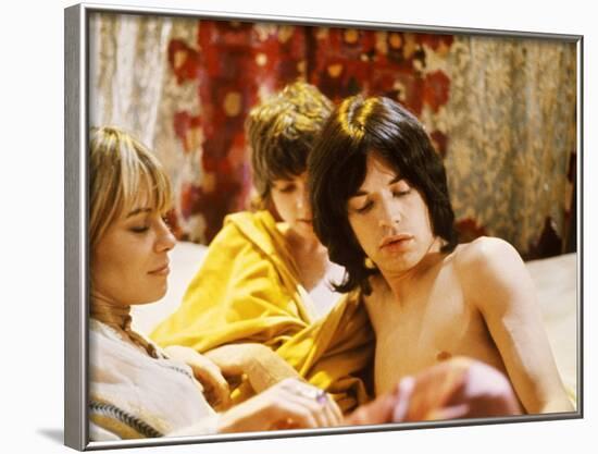 Performance, Anita Pallenberg, Michele Breton, Mick Jagger, 1970-null-Framed Photo