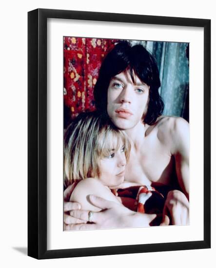 Performance, Anita Pallenberg, Mick Jagger, 1970-null-Framed Photo