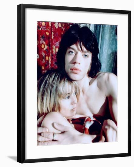 Performance, Anita Pallenberg, Mick Jagger, 1970-null-Framed Photo