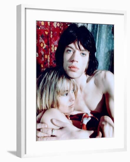 Performance, Anita Pallenberg, Mick Jagger, 1970-null-Framed Photo