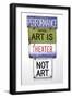 Performance Art-Gregory Constantine-Framed Giclee Print