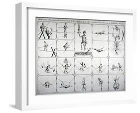 Performance at Sadler's Wells Theatre, Finsbury, London, 1750-null-Framed Giclee Print