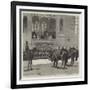 Performance by Hengler's Circus before the Queen at Windsor, Trained Horses Saluting the Royal Box-null-Framed Giclee Print