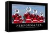 Performance: Inspirational Quote and Motivational Poster-null-Framed Stretched Canvas