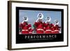 Performance: Inspirational Quote and Motivational Poster-null-Framed Photographic Print