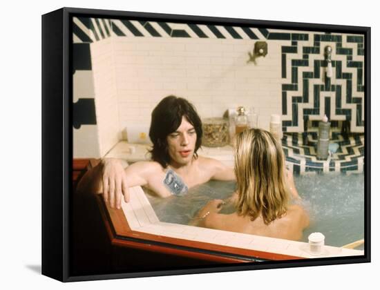 Performance, Mick Jagger, Anita Pallenberg, 1970-null-Framed Stretched Canvas