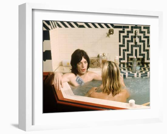 Performance, Mick Jagger, Anita Pallenberg, 1970-null-Framed Photo