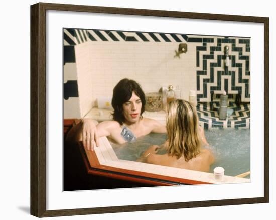 Performance, Mick Jagger, Anita Pallenberg, 1970-null-Framed Photo