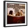 Performance, Mick Jagger, Anita Pallenberg, Michele Breton, 1970-null-Framed Premium Photographic Print