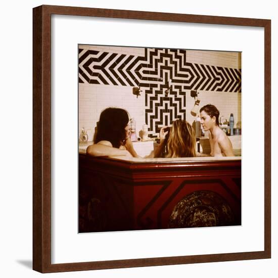 Performance, Mick Jagger, Anita Pallenberg, Michele Breton, 1970-null-Framed Photo