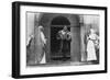 Performance of Jedermann, Salzburg Festival, Austria, 20th Century-Ernst Maier-Framed Photographic Print