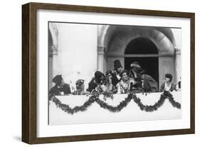 Performance of Jedermann, Salzburg Festival, Austria, 20th Century-Ernst Maier-Framed Photographic Print