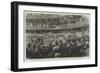 Performance of M Gounod's Mors Et Vita before the Queen at the Albert Hall-Godefroy Durand-Framed Giclee Print