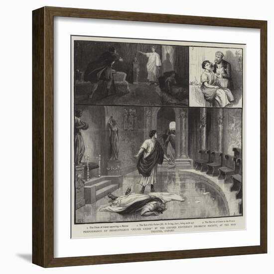 Performance of Shakespeare's Julius Caesar by the Oxford University Dramatic Society-Charles Joseph Staniland-Framed Giclee Print