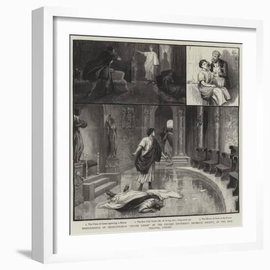 Performance of Shakespeare's Julius Caesar by the Oxford University Dramatic Society-Charles Joseph Staniland-Framed Giclee Print