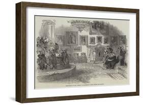 Performance of the Oedipus, at Buckingham Palace, before Her Majesty-null-Framed Giclee Print