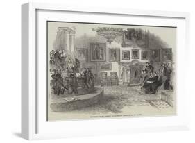 Performance of the Oedipus, at Buckingham Palace, before Her Majesty-null-Framed Giclee Print